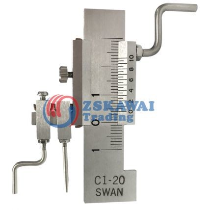 日本天鵝牌SWAN段差規(guī)C1-20游標(biāo)卡尺面差尺工業(yè)級測量工具